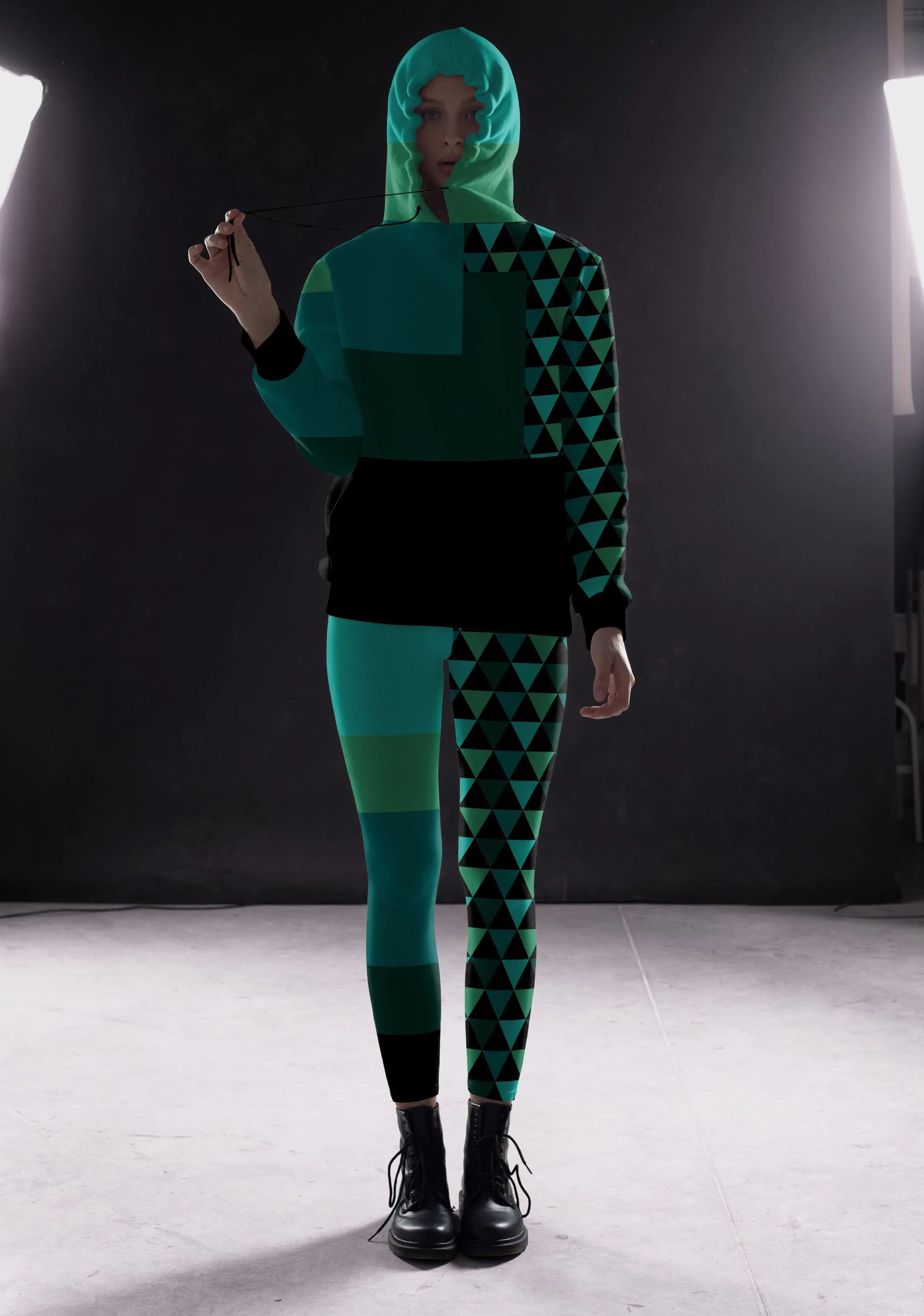 Geometrio Leggings, Capris and Shorts