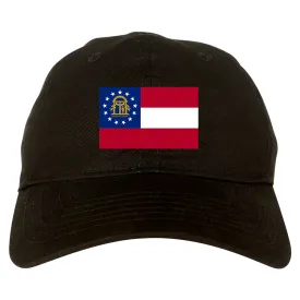 Georgia State Flag GA Chest Mens Dad Hat