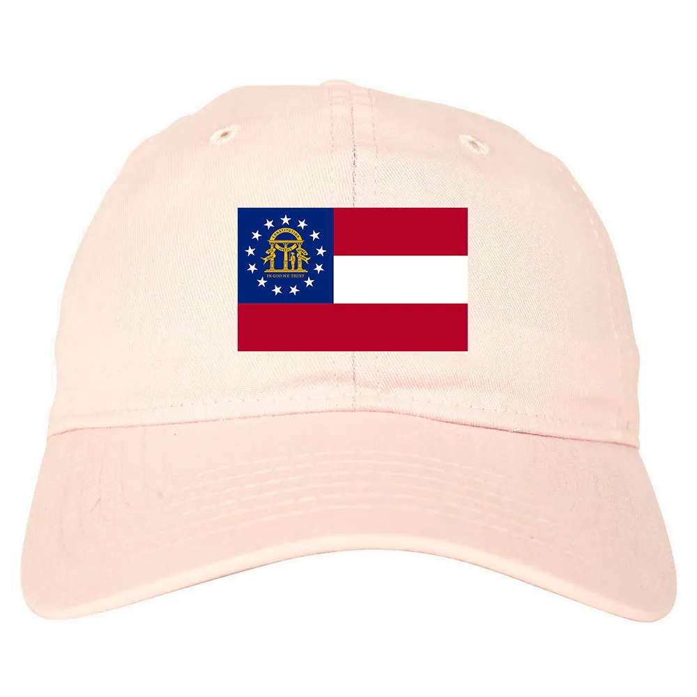 Georgia State Flag GA Chest Mens Dad Hat