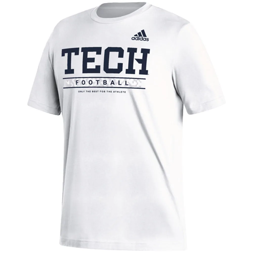 Georgia Tech Yellow Jackets Adidas House Football T-Shirt