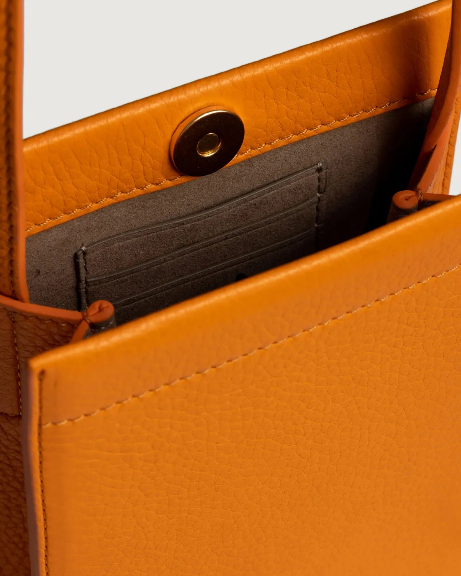 Georgie Bag | Tangerine | Deer Nappa