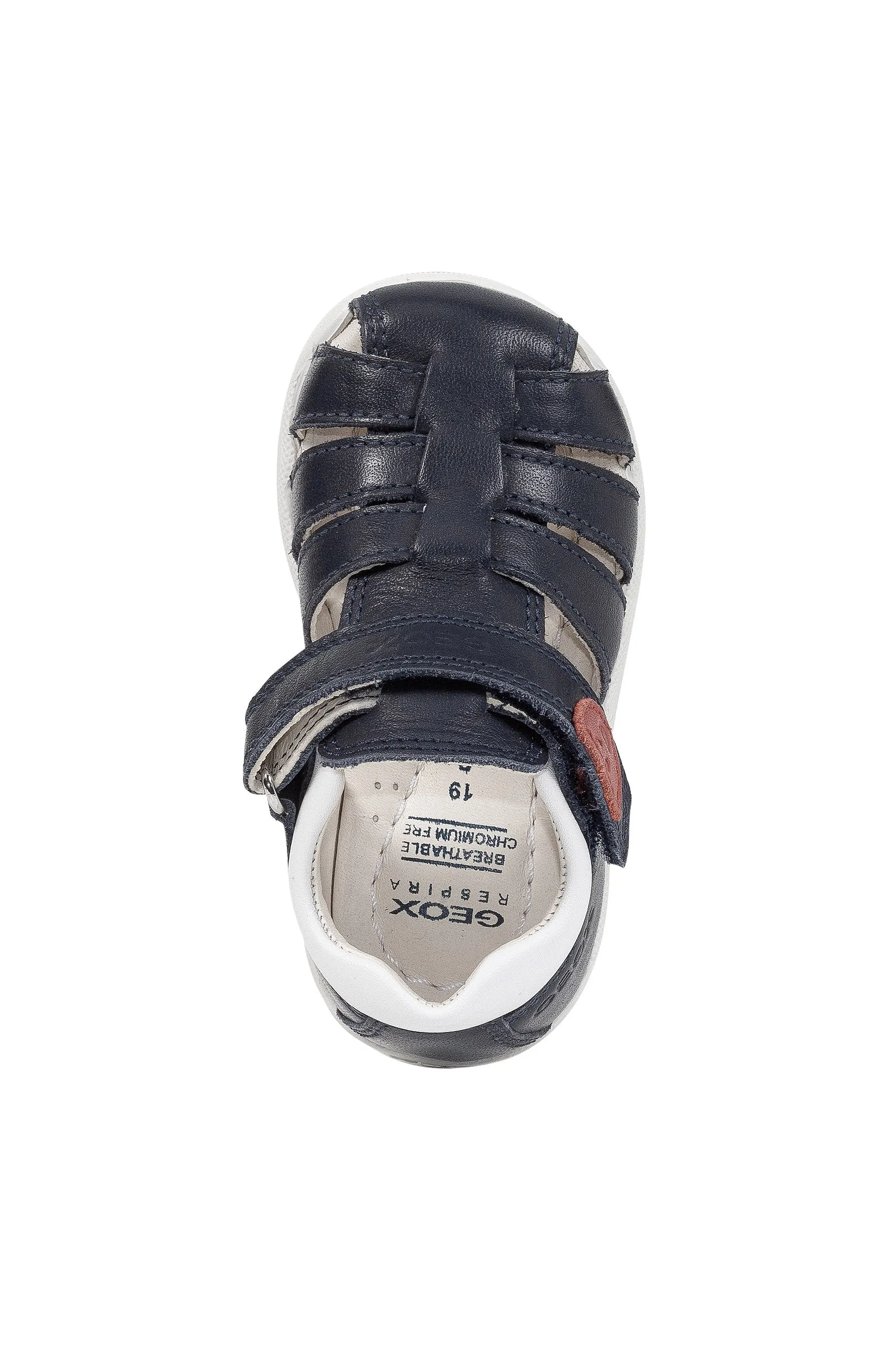 Geox Macchia Boys Navy Closed Toe Fisherman Sandal