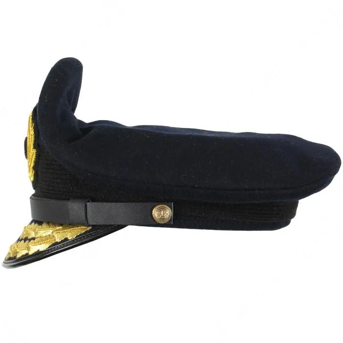 German Naval Visor Cap – Admiral Style with Embroidered Eagle