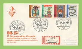 Germany 1971 Youth Exhibition (Childrens Designs Stamps) special cancel cover