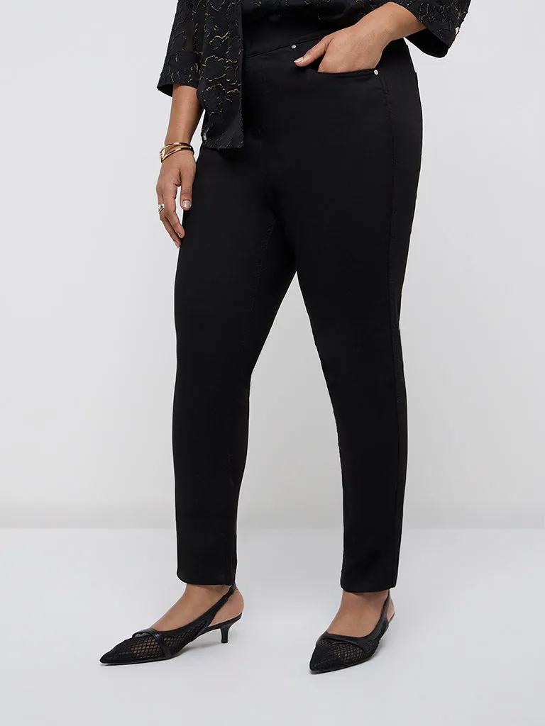 Gia Black High-Rise Jeggings