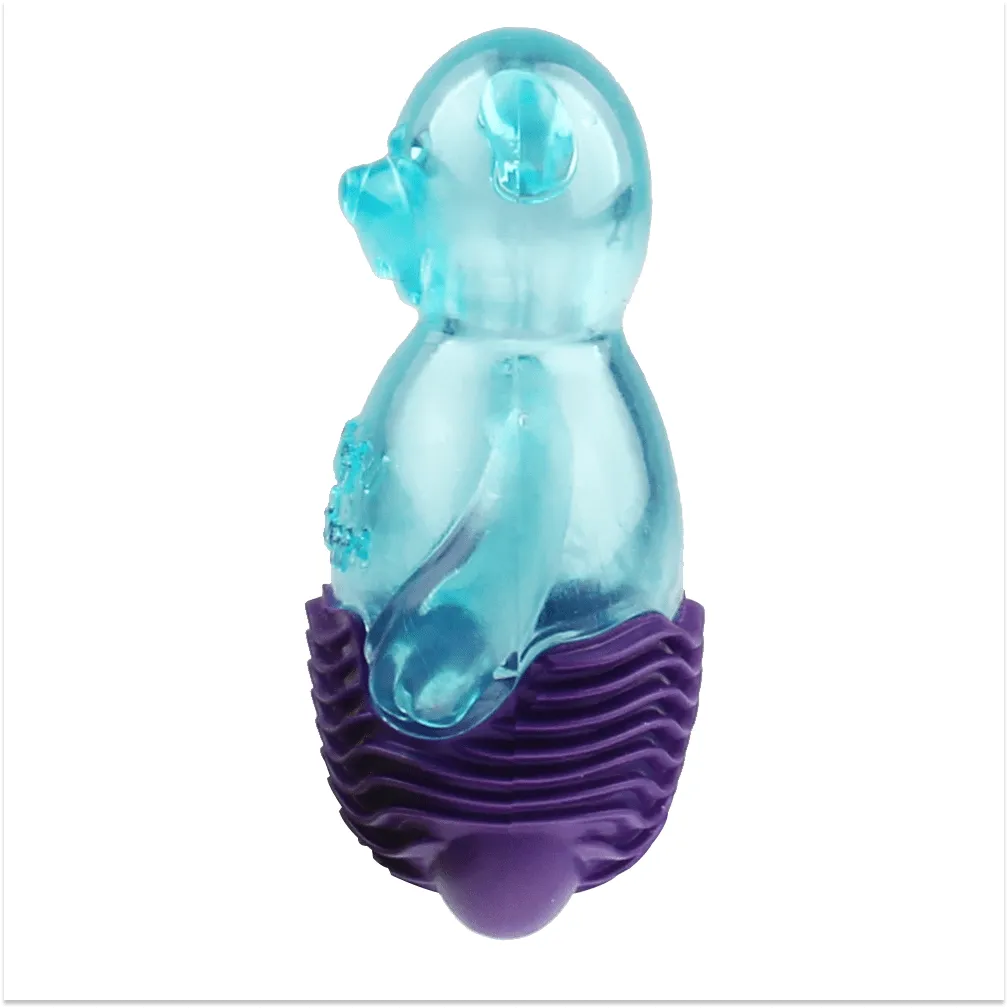 GiGwi Suppa Puppa Bear Toy for Dogs (Blue & Purple)