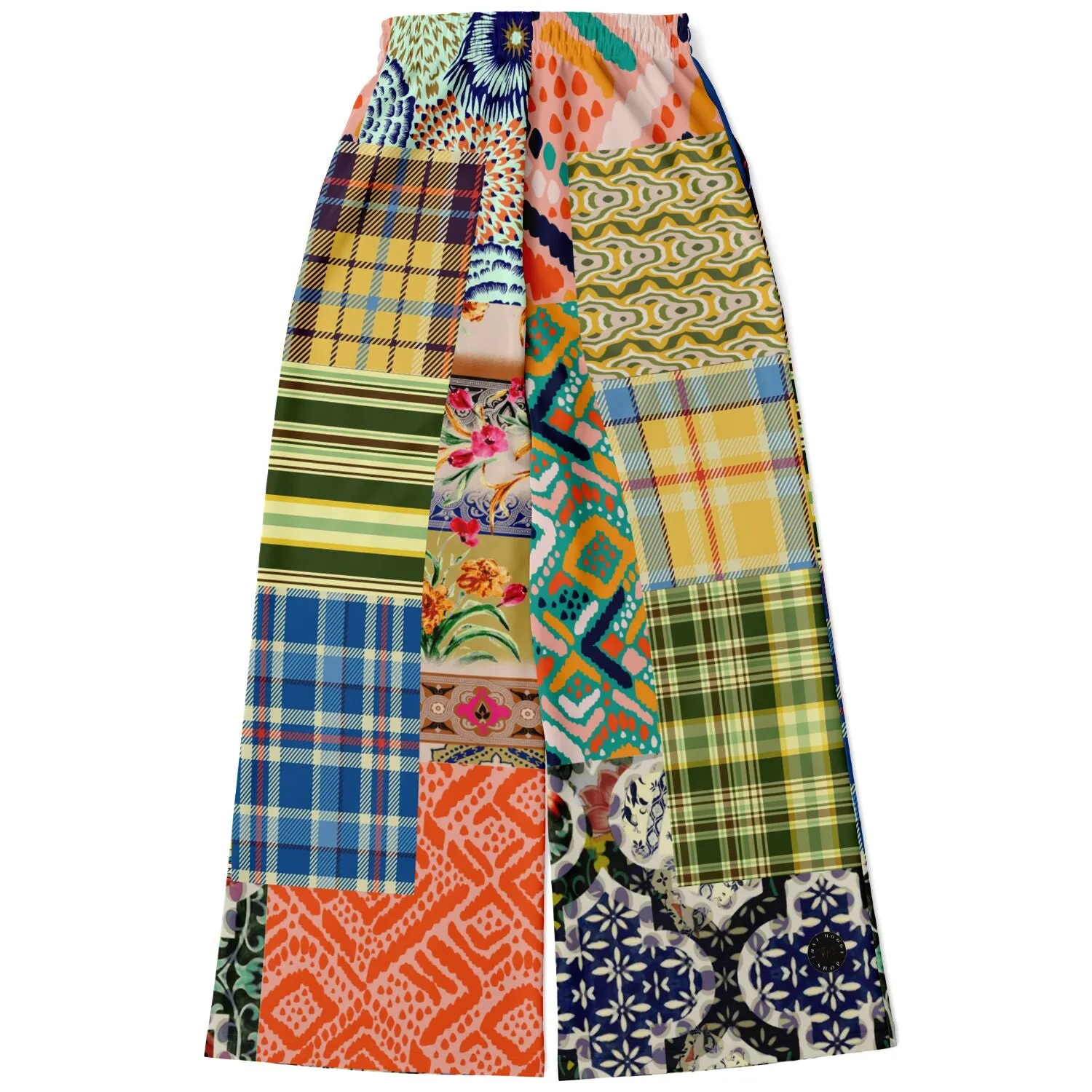 Ginger Snap Boho Patchwork Wide Leg Pants