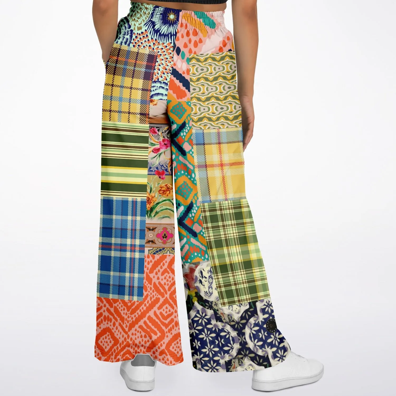 Ginger Snap Boho Patchwork Wide Leg Pants