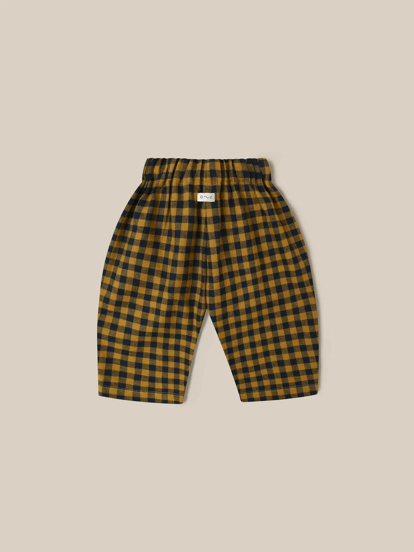 Gingham Carrot Pant (Blueberry)