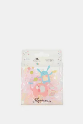 Girls Assorted Embellished Scrunchies Set