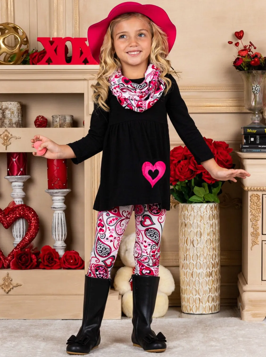 Girls Makes My Day tunic and Legging Set