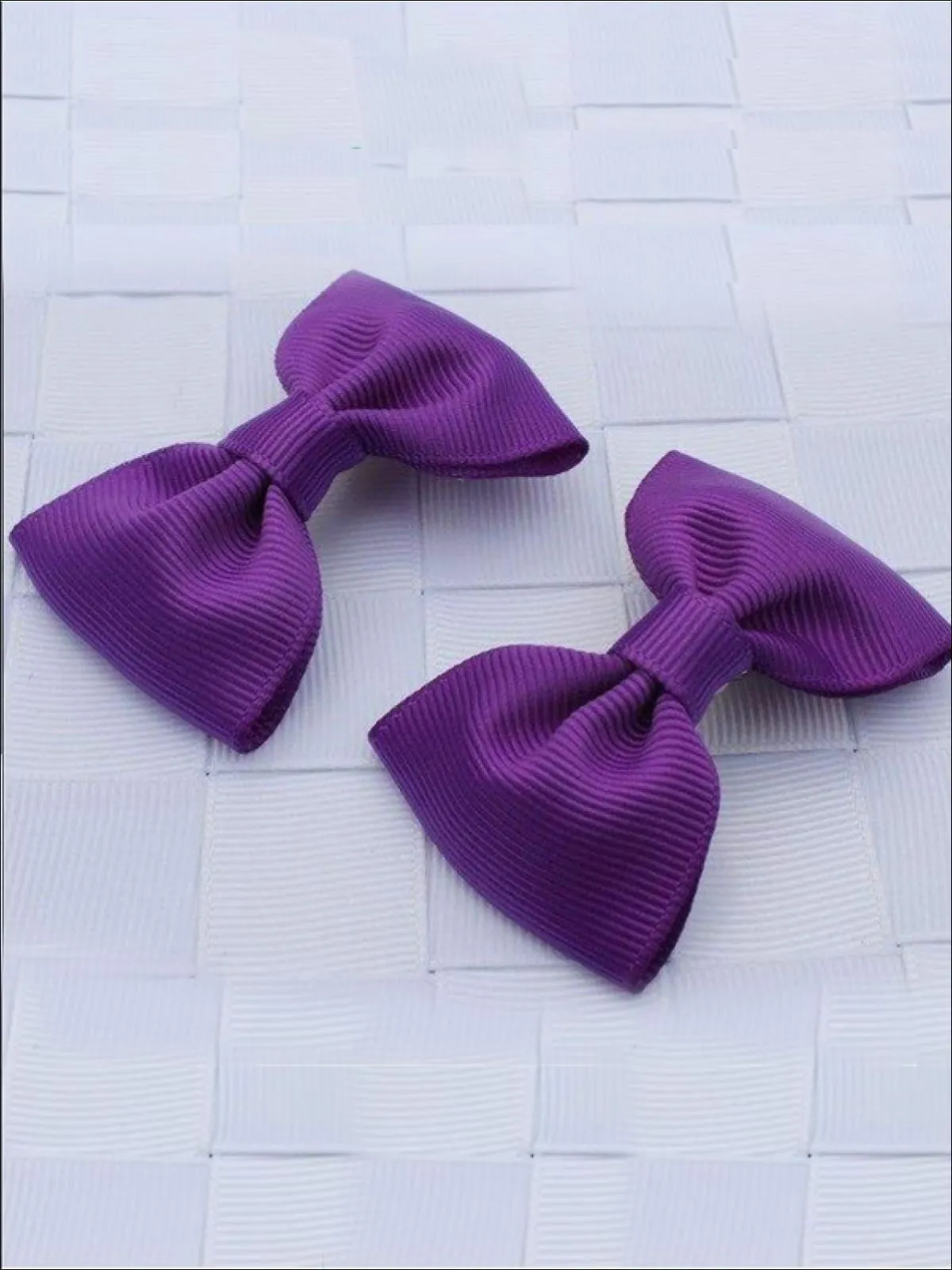 Girls Mini Bow Tie Hair Clips ( Multiple Color Options)