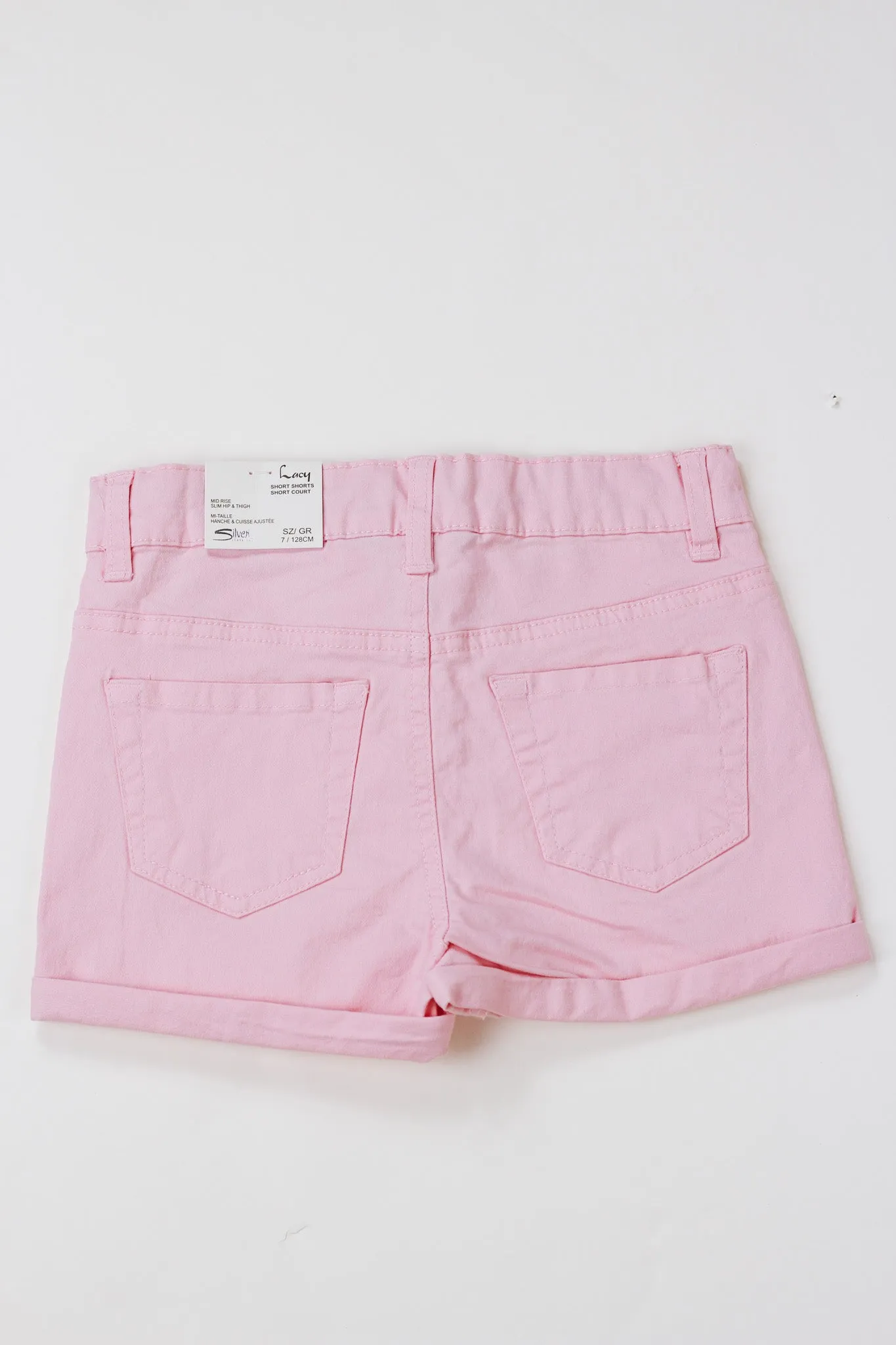 Girls Pink Shorts By Silver Jean Co