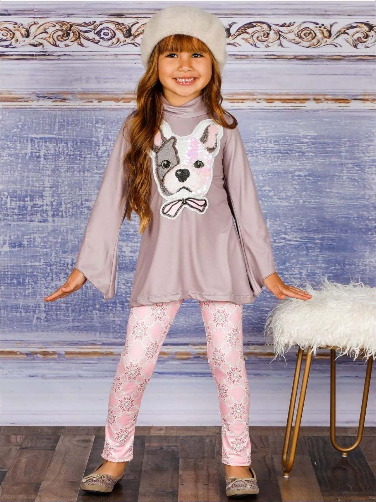 Girls She's Feeling Fancy Tunic and Legging Set