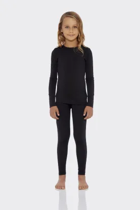 Girls Solid Thermal Set