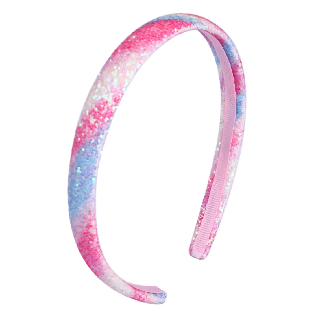 Girls Sparkly Plastic Headbands  Trendy NonSlip Hair Accessories