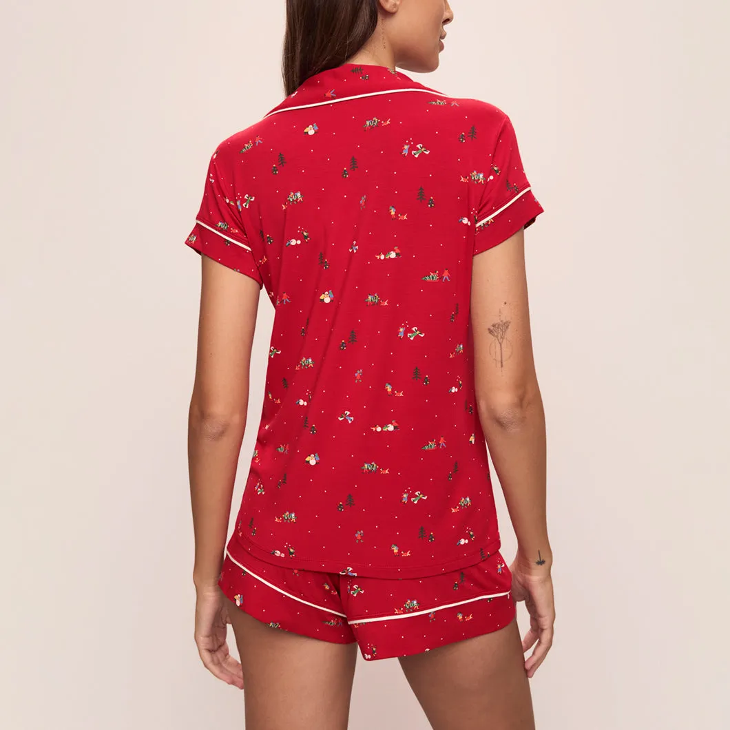 Gisele Printed TENCEL™ Modal Shortie Short PJ Set