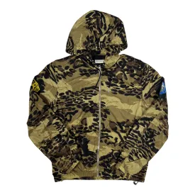 Givenchy Camouflage Printed Windbreaker Green Pre-Owned