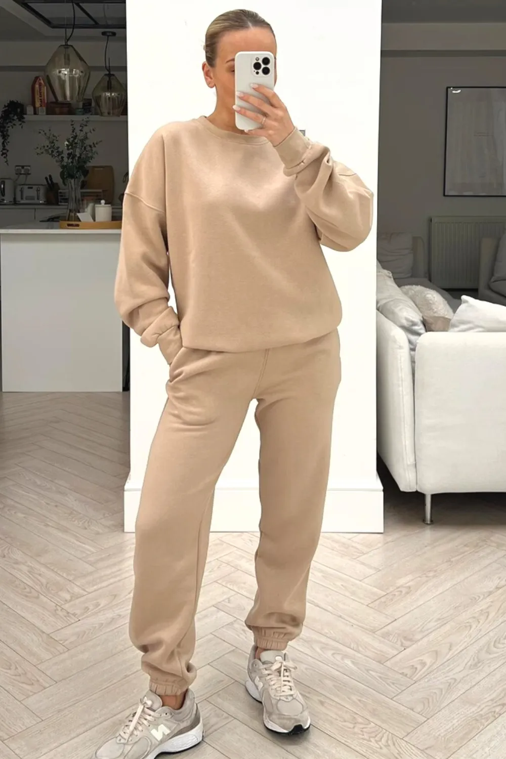 Glamify stone sweater essential loungewear set