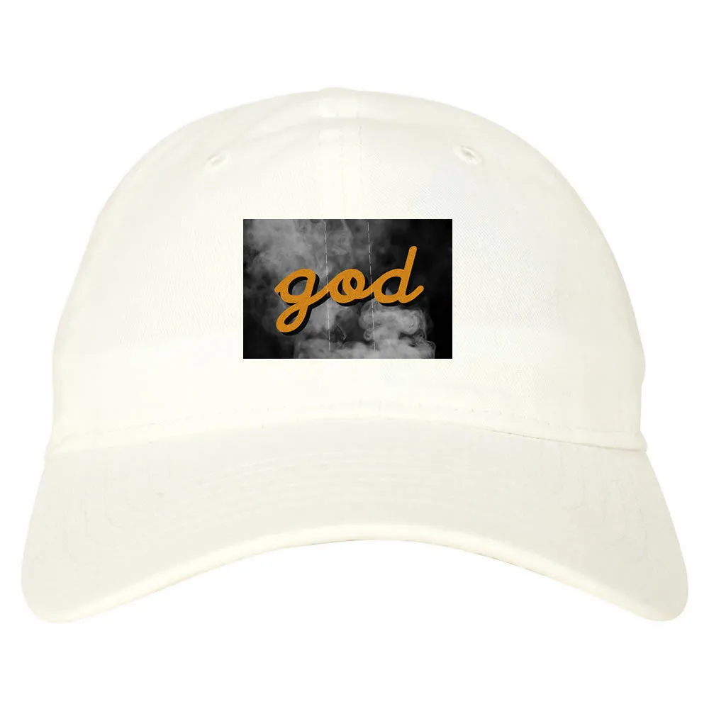 God Up In Smoke Puff Goth Dark Dad Hat