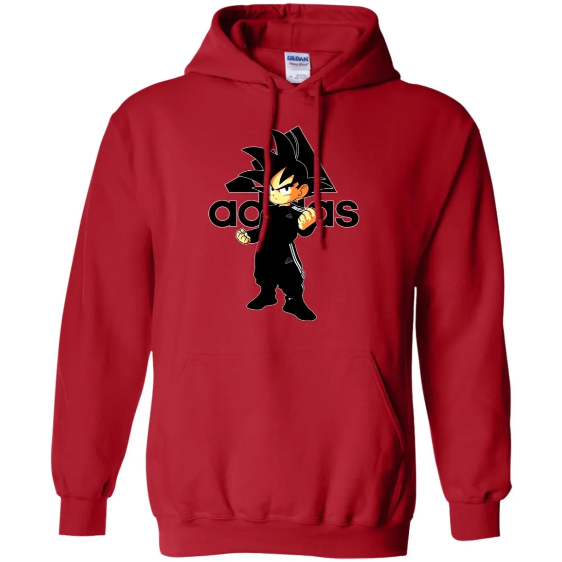 Goku Adidas Black T-shirt Pullover Hoodie Sweatshirt