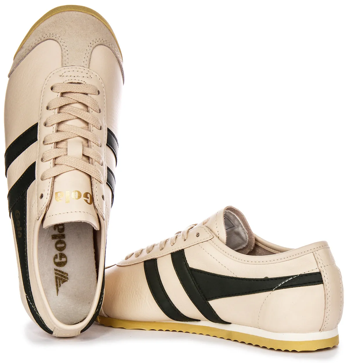 Gola Classics Race Leather In Cream For Women