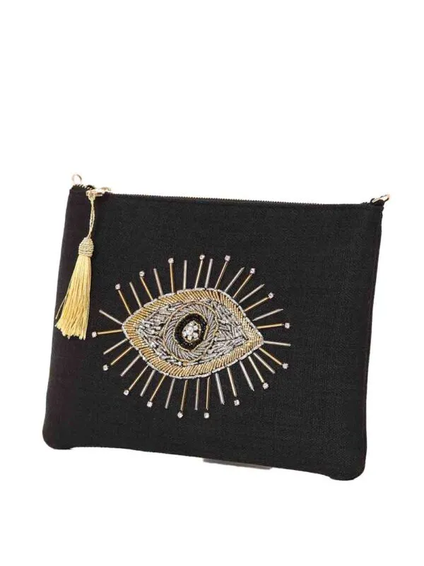 Gold Eye Clutch