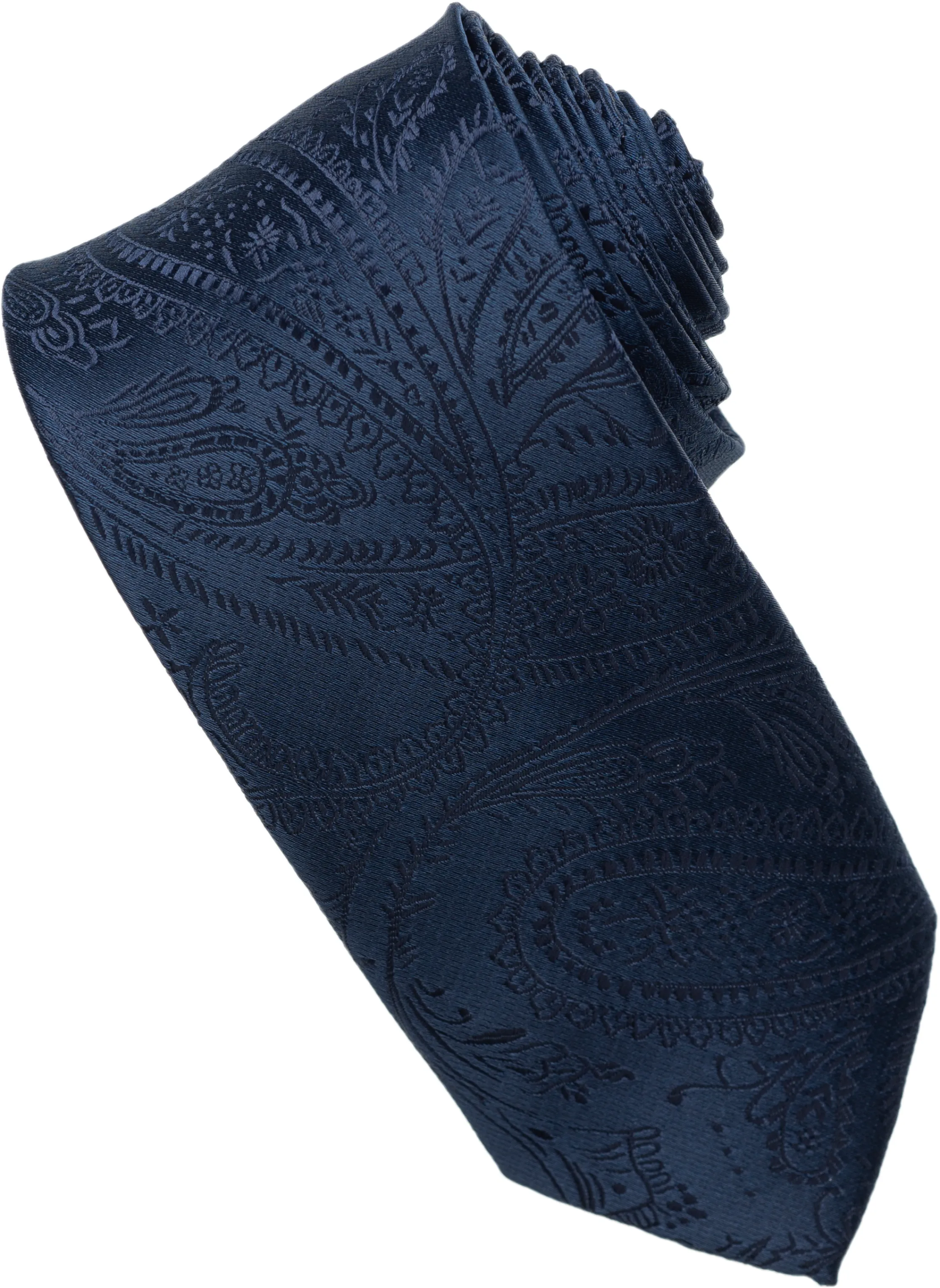 Gold Paisley Tone on Tone Necktie