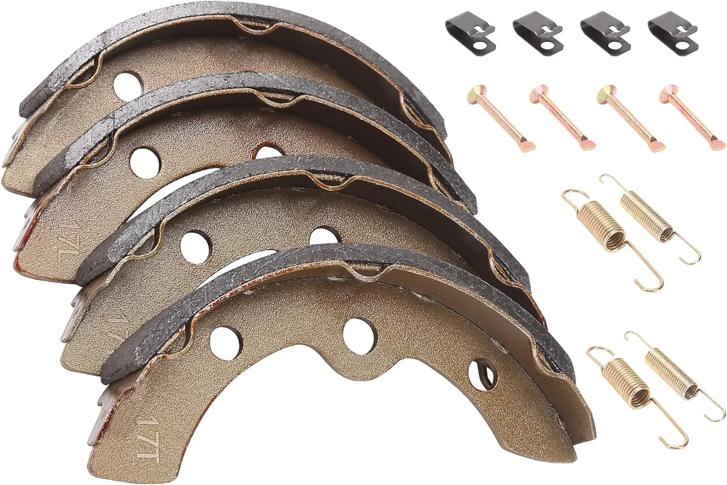 Golf Car Brake Pads Brake Spring Kit for Club Car DS G&E 1995-up and Precedent - 10L0L