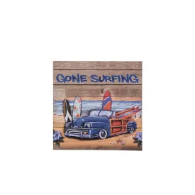 Gone Surfing Wall Plaque