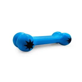 Goofy Tails  Classic Bone Blue - Small Interactive Chew Dog Toy