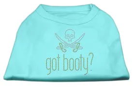 Got Booty? Rhinestone Shirts Aqua XS (8)