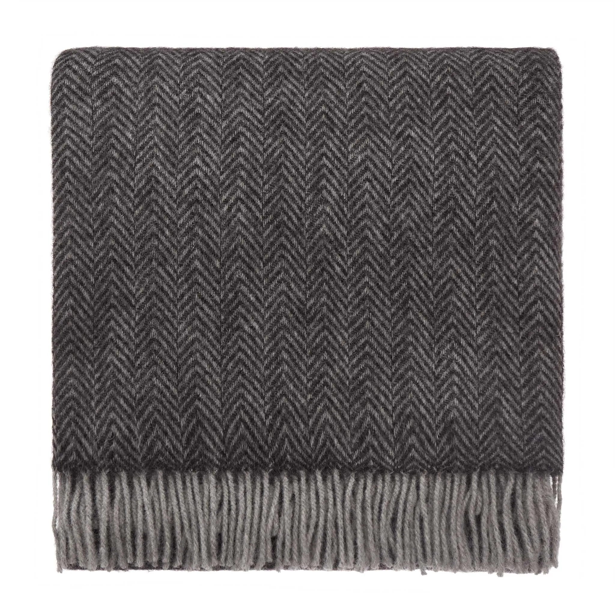 Gotland Sheri Blanket [Charcoal/Grey]