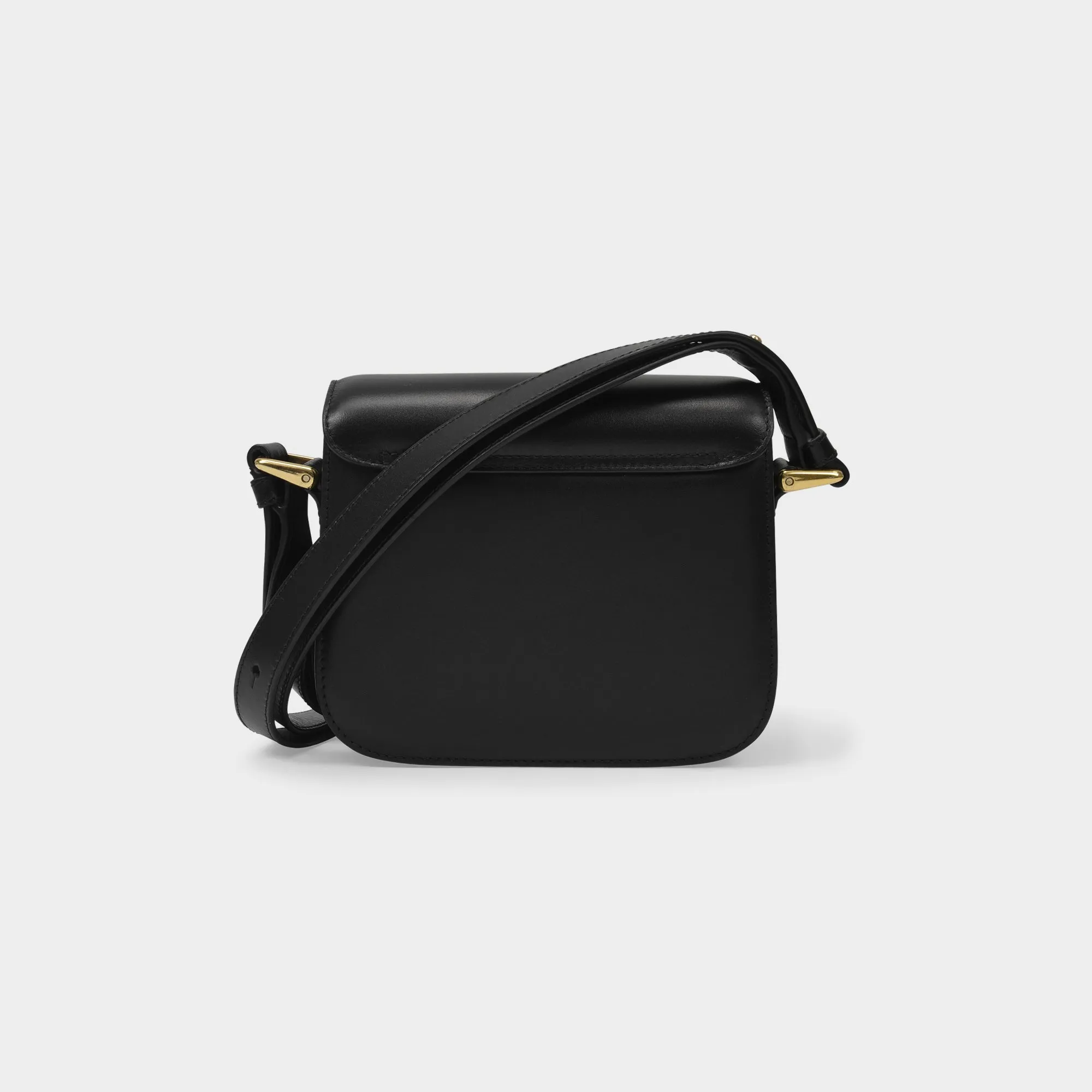 Grace Mini Hobo Bag - A.P.C. - Black - Leather