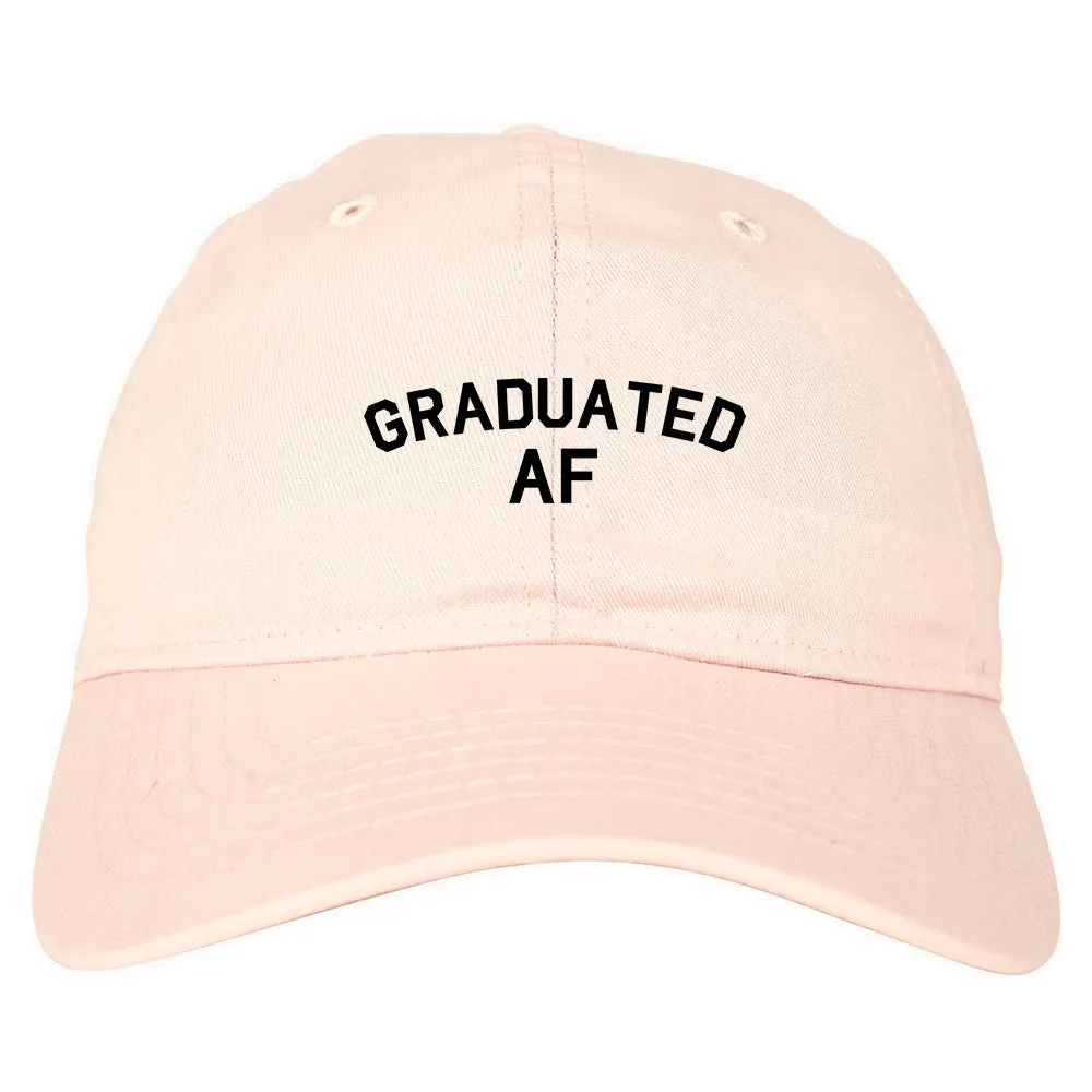 Graduated AF Funny Graduation Mens Dad Hat Baseball Cap