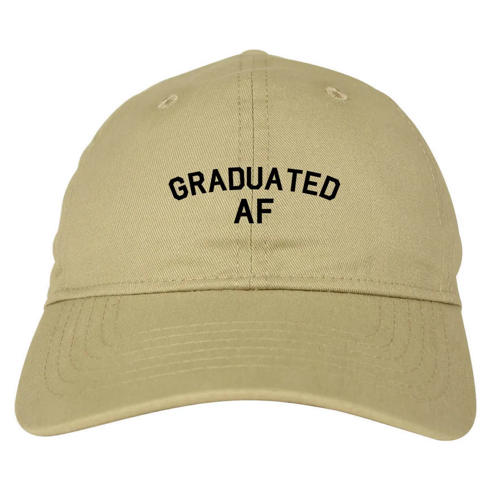 Graduated AF Funny Graduation Mens Dad Hat Baseball Cap