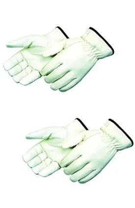 Grain Leather Driver Work Gloves With Keystone Thumb, Extra Large, (Pack of Two Pairs)