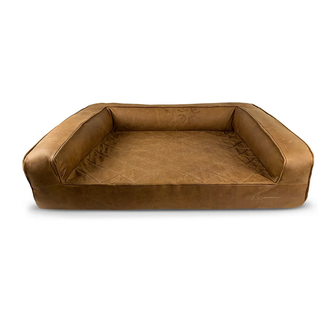 Grand Supreme Leather Dog Bed