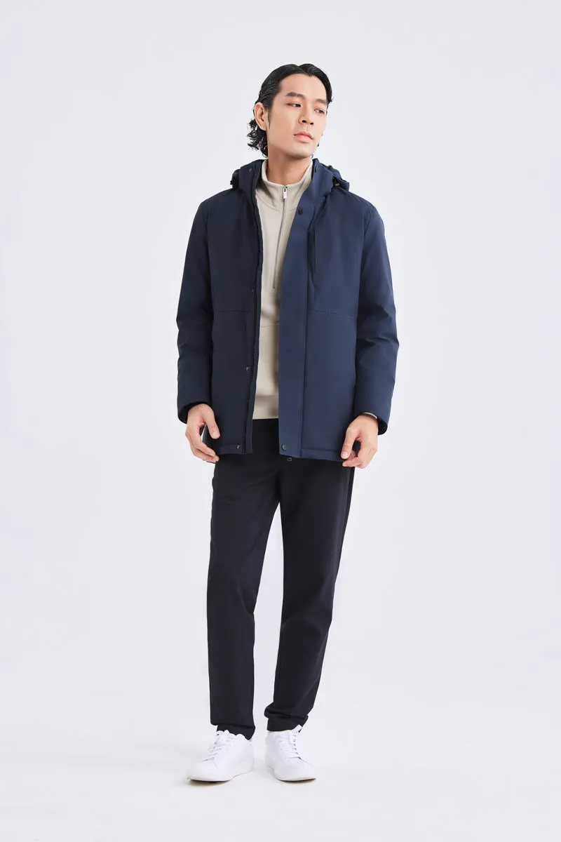 Graphene-Lined Down Parka Jacket | Ink Blue KBL000