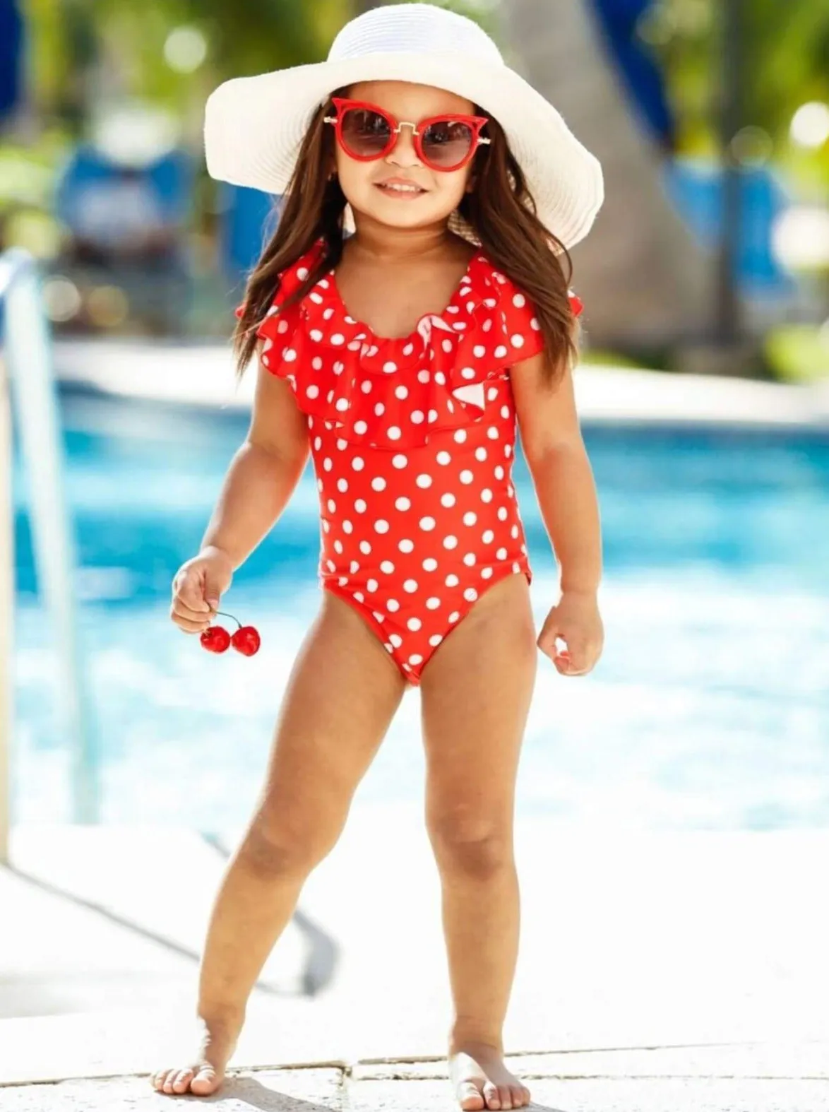 Great Day For Polka Dots One Piece Swimsuit