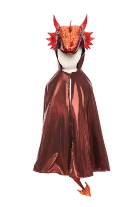 Great Pretenders Ruby The Metallic Dragon Cape 5-6