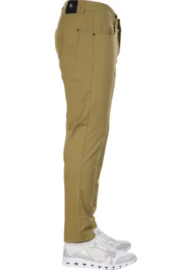 Green Buckle Tech Cotton Pants