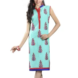 Green Cotton Kurti