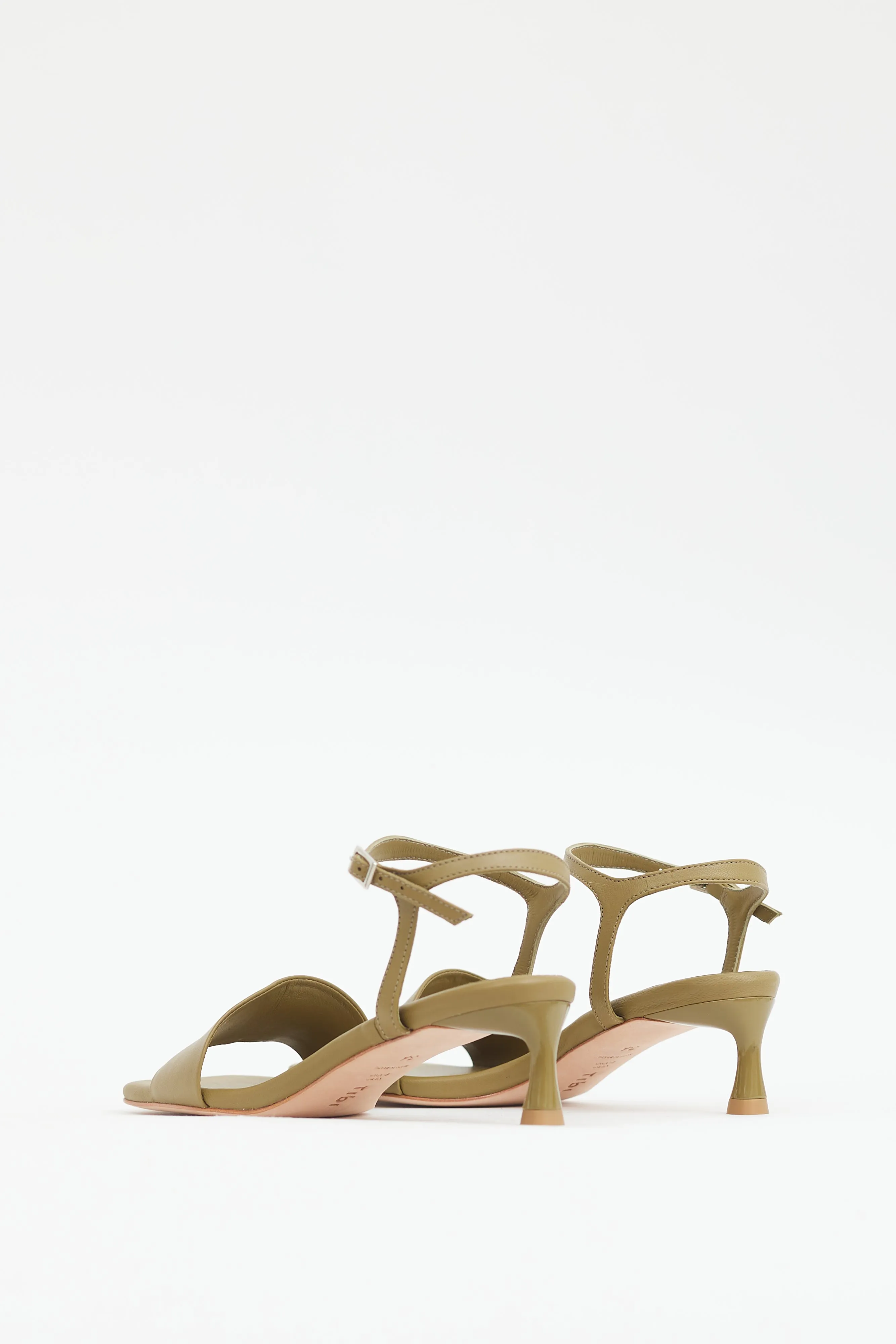 Green Leather Golly Sandal