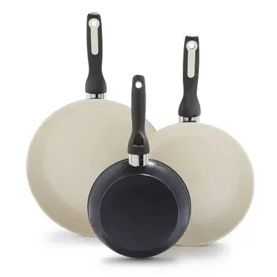 GreenPan 3pk Frypan Set - Black