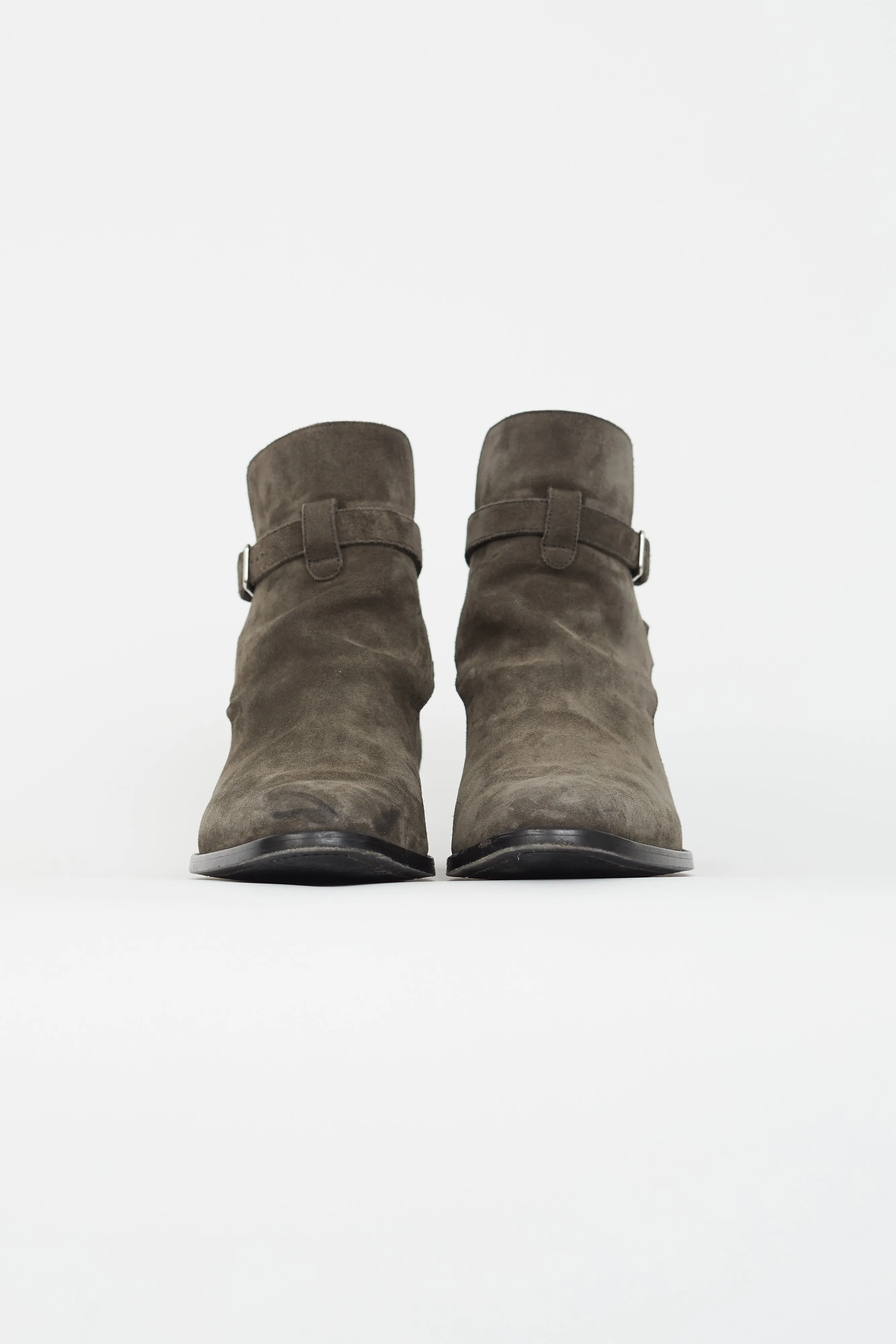 Grey Suede Wyatt Ankle Boot