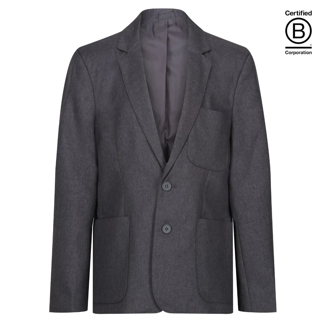 Grey unisex Performa eco school blazer