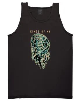 Grim Reaper Tattoo Skull Tank Top