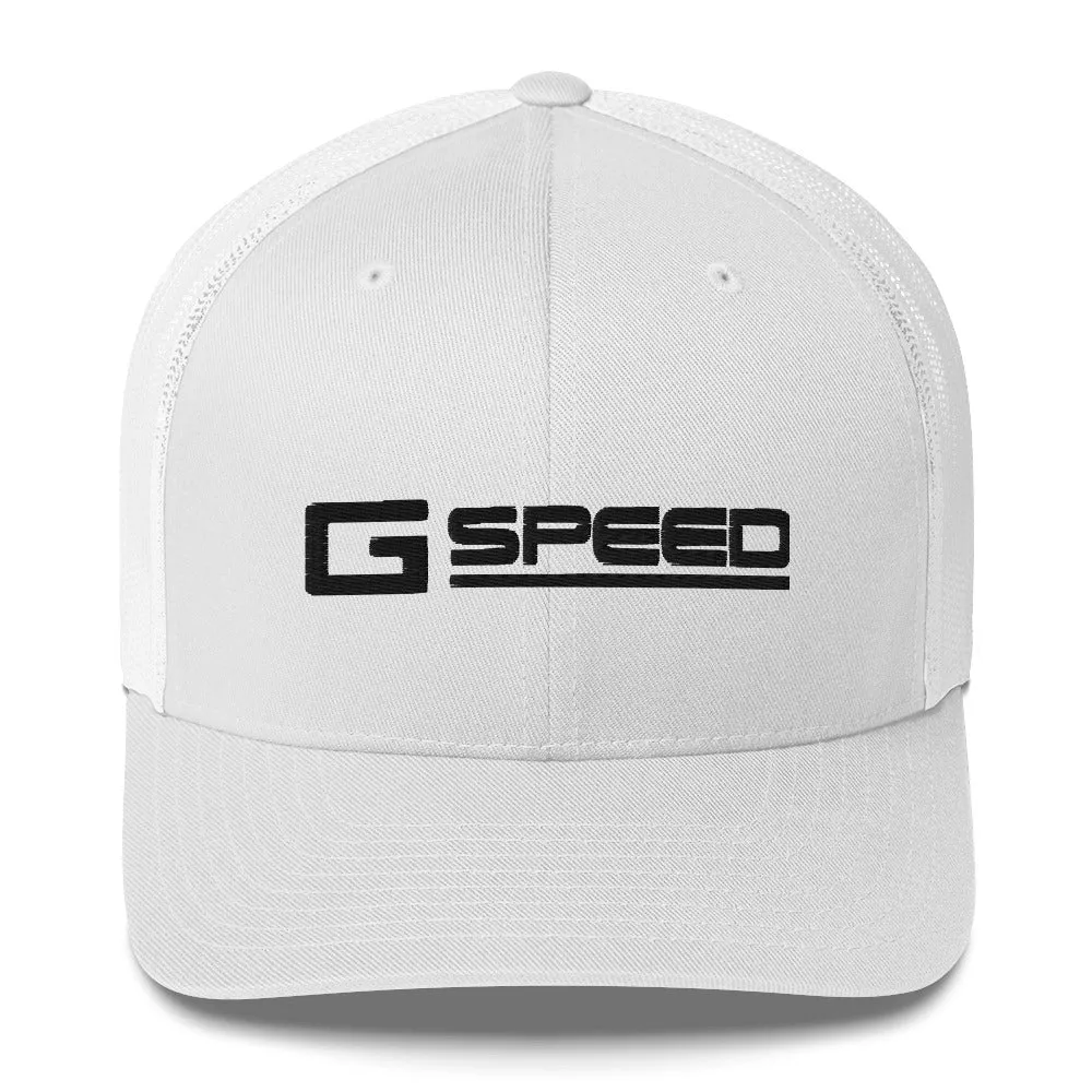 Gspeed Black Logo Mesh Hat