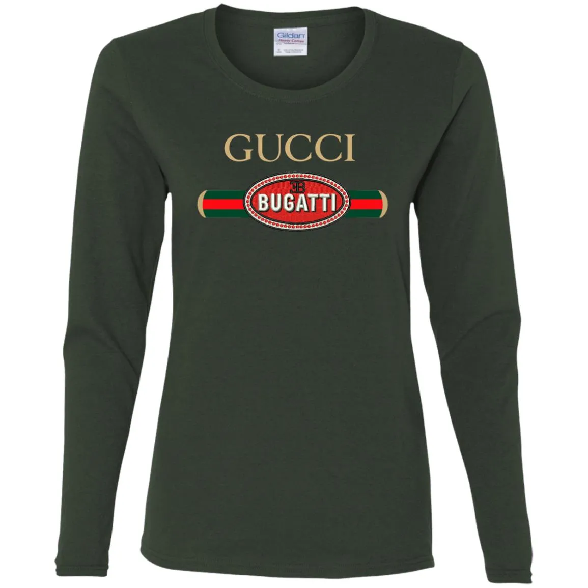 Gucci Bugatti T-shirt Women Long Sleeve Shirt